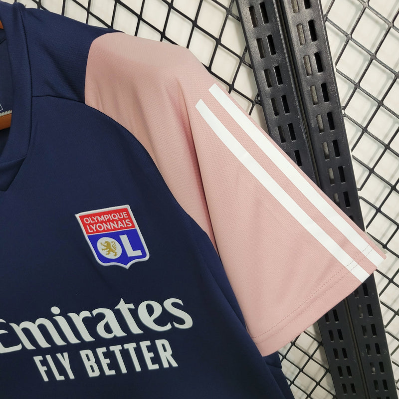 Camisa Lyon Treino 23/24 - Adidas Torcedor Masculina - Azul - JM sports 