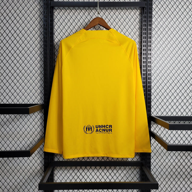 Camisa Barcelona 4 Manga comprida 23/24 - Versão Torcedor - JM sports 