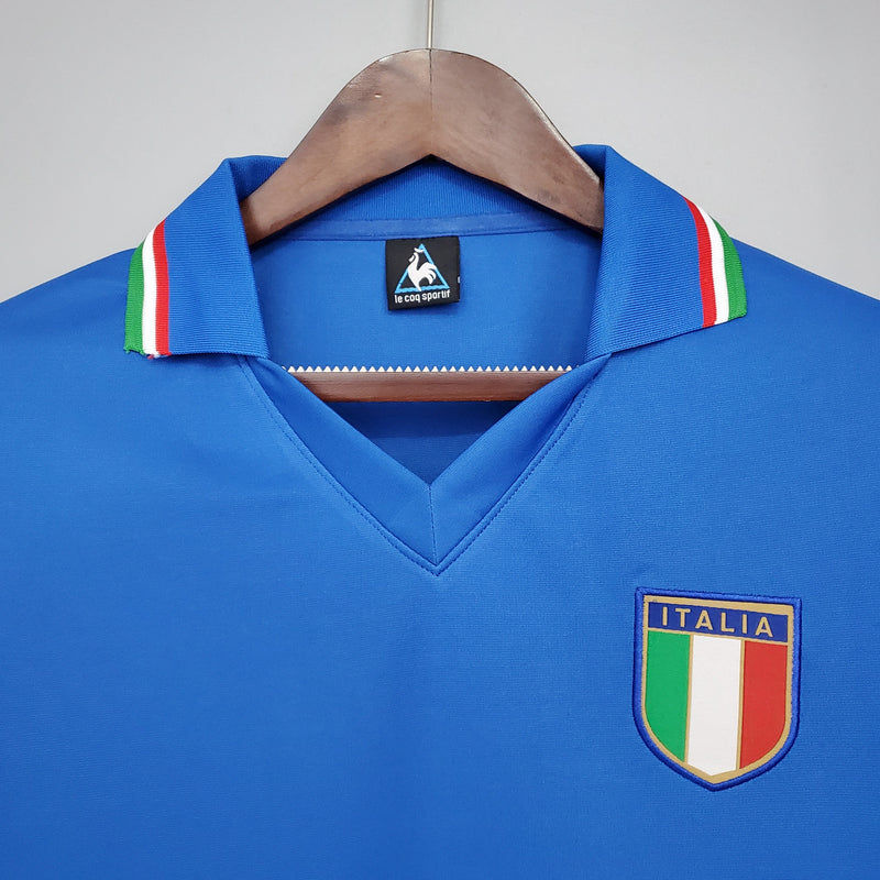 Camisa Itália Titular 1982 - Versão Retro - JM sports 