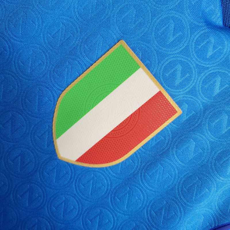 Camisa Napoli Home 23/24 EA7 Torcedor Masculina - JM sports 