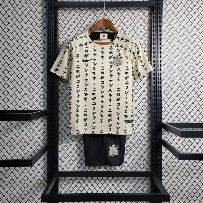 Kit Infantil Corinthians Terceira Camisa 22/23 - JM sports 