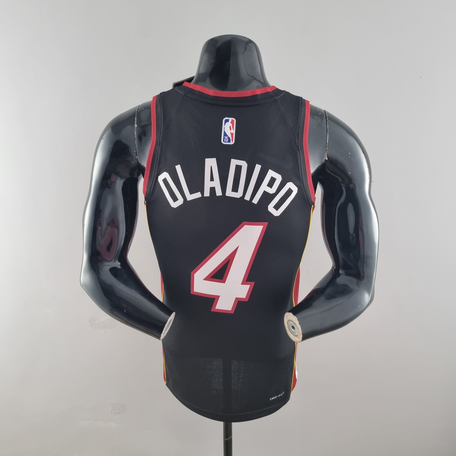 Camisa NBA Miami Heat #4 Oladipo - 75° Aniversário Black