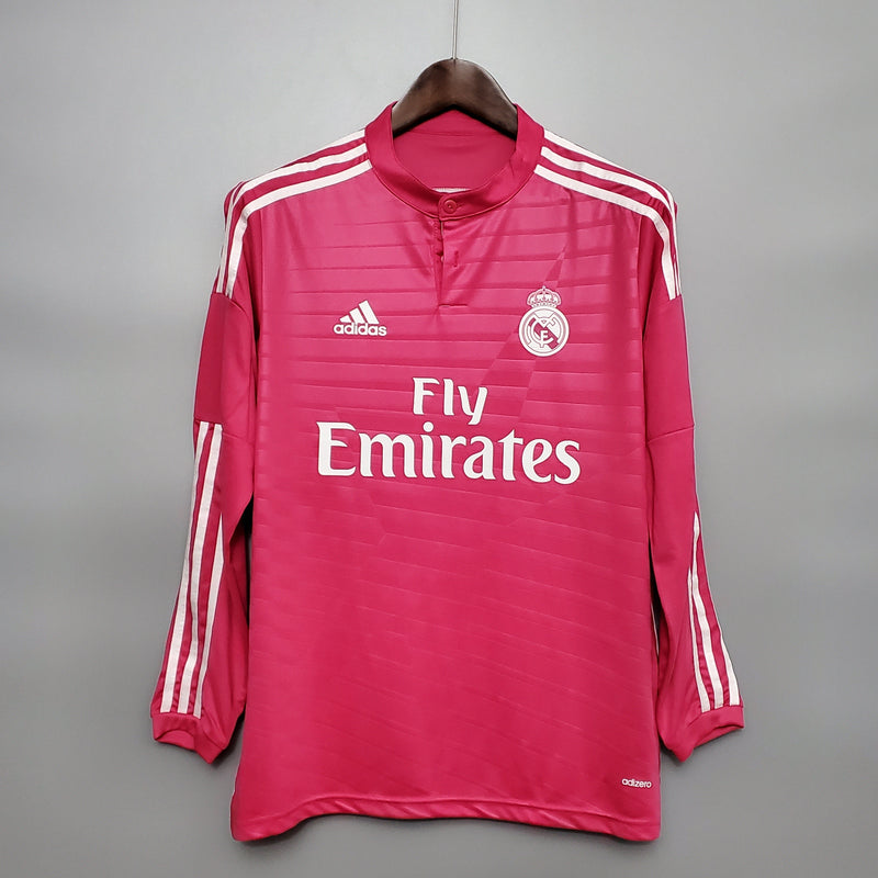 Camisa Real Madrid Reserva 14/15 - Versão Retro Manga Comprida - JM sports 