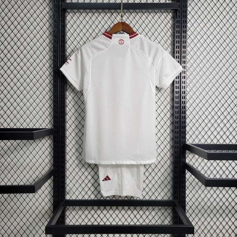 Kit Infantil Manchester United Away 23/24 - JM sports 