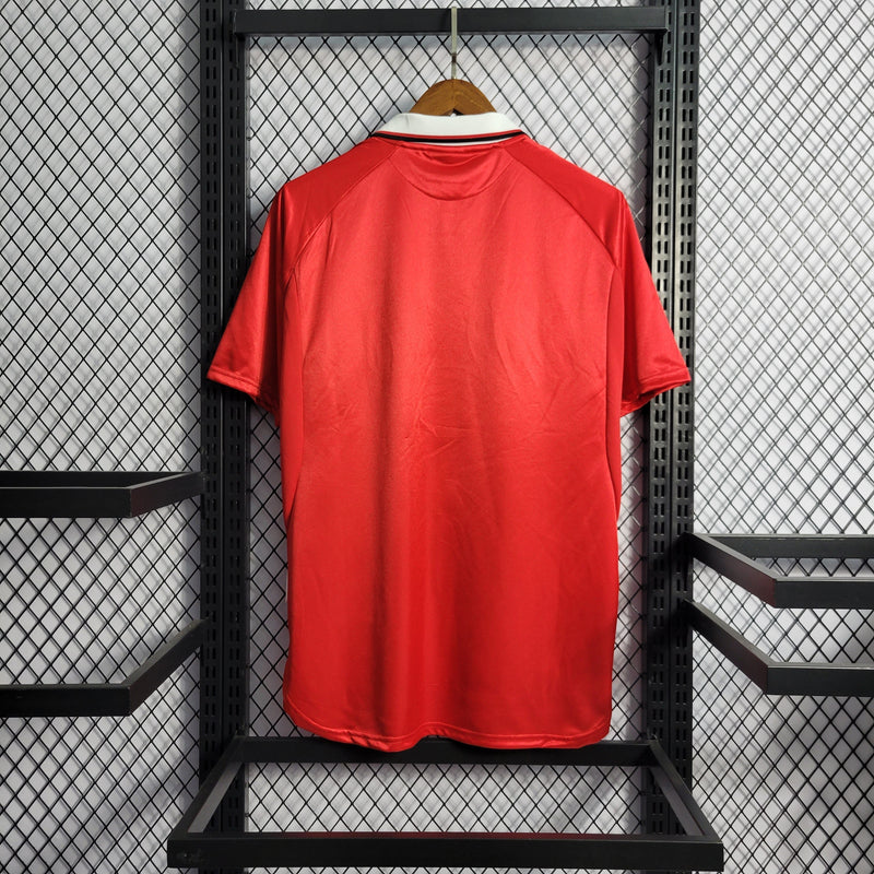 Camisa Manchester United Titular 1999 - Versão Retro - JM sports 