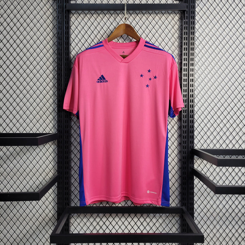 Camisa Cruzeiro Edição Especial Rosa 22/23 - Versão Torcedor - JM sports 