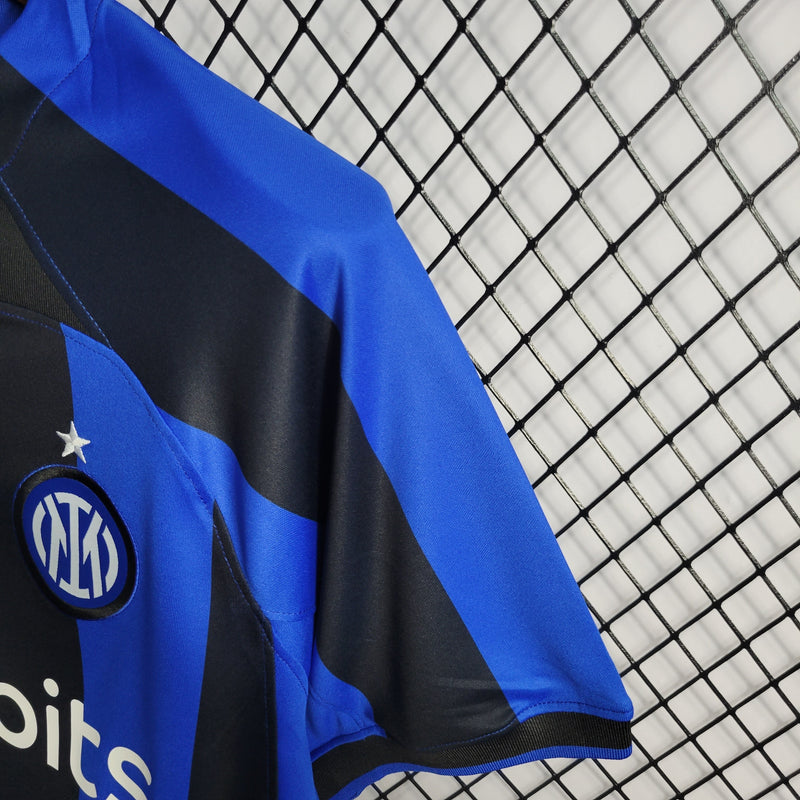 Camisa Inter de Milão Titular 22/23 - Versão Torcedor - JM sports 