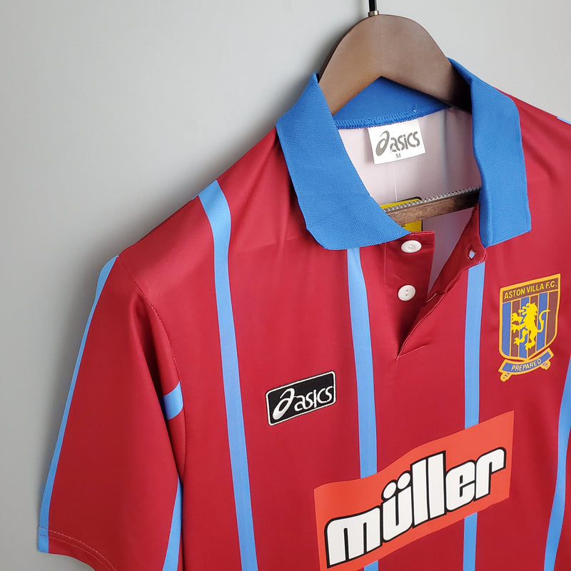 Camisa Aston Villa Titular 93/95 - Versão Retro - JM sports 