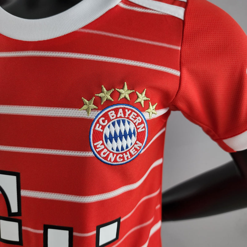 Kit Infantil Bayern Titular 22/23 - JM sports 