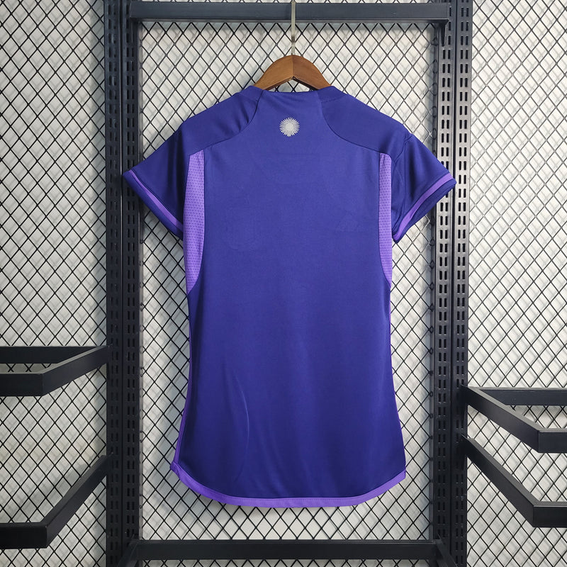 Camisa Argentina Reserva 22/23 - Versão Feminina - JM sports 