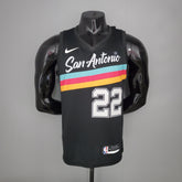 Camisa NBA San Antonio Spurs #22 Gay - City Edition Black - JM sports 