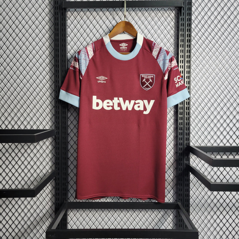 Camisa West Ham Titular 22/23 - Versão Torcedor - JM sports 