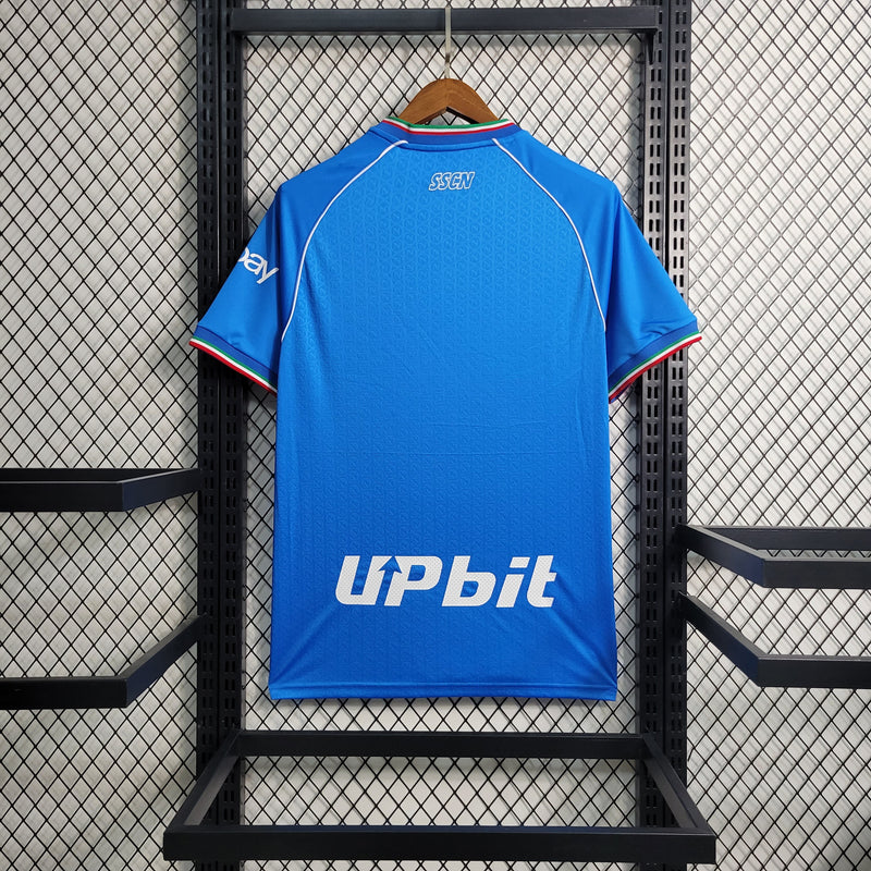 Camisa Napoli Home 23/24 EA7 Torcedor Masculina - JM sports 