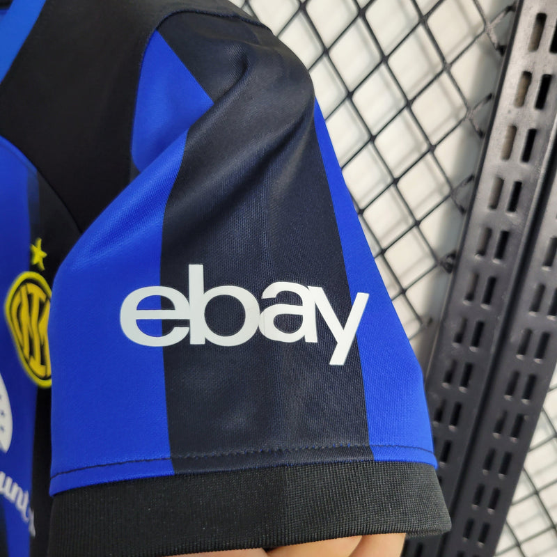 Kit Infantil Inter De Milão Home 23/24 - JM sports 