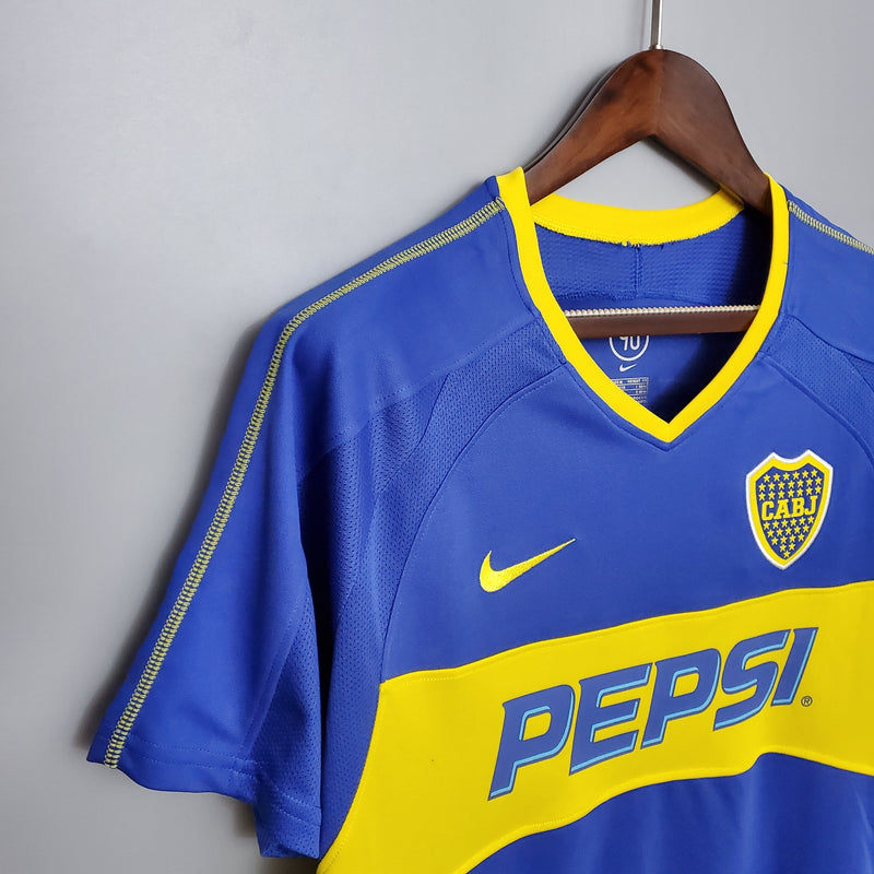 Camisa Boca Juniors Titular 03/04 - Versão Retro - JM sports 