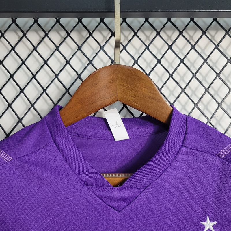 Kit Infantil Cruzeiro Treino 23/24 - Roxa - JM sports 