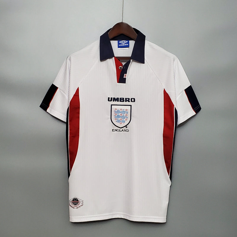 Camisa Inglaterra Titular 98/99 - Versão Retro - JM sports 