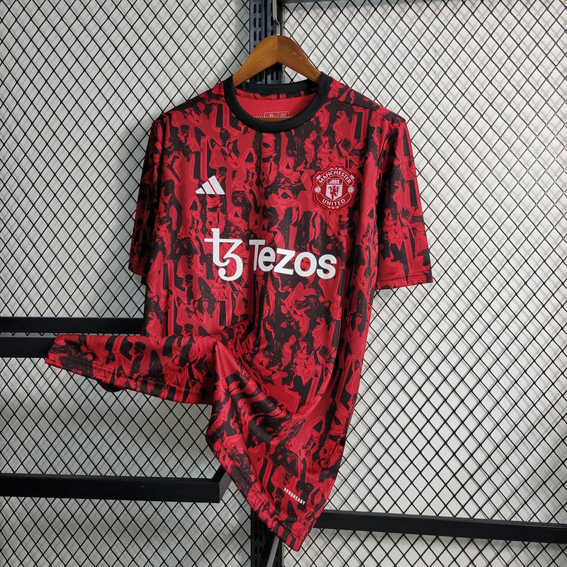 Camisa Manchester United Treino 23/24 - adidas Torcedor Masculina - Lançamento - JM sports 