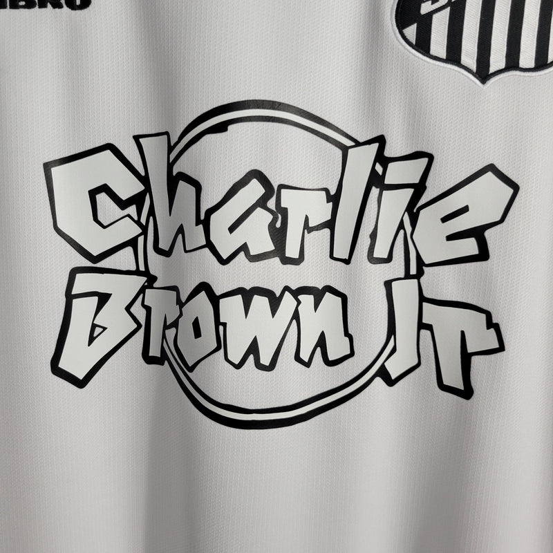 Camisa Santos Edição Especial Charlie Brown Branca 22/23 - Versão Torcedor - JM sports 