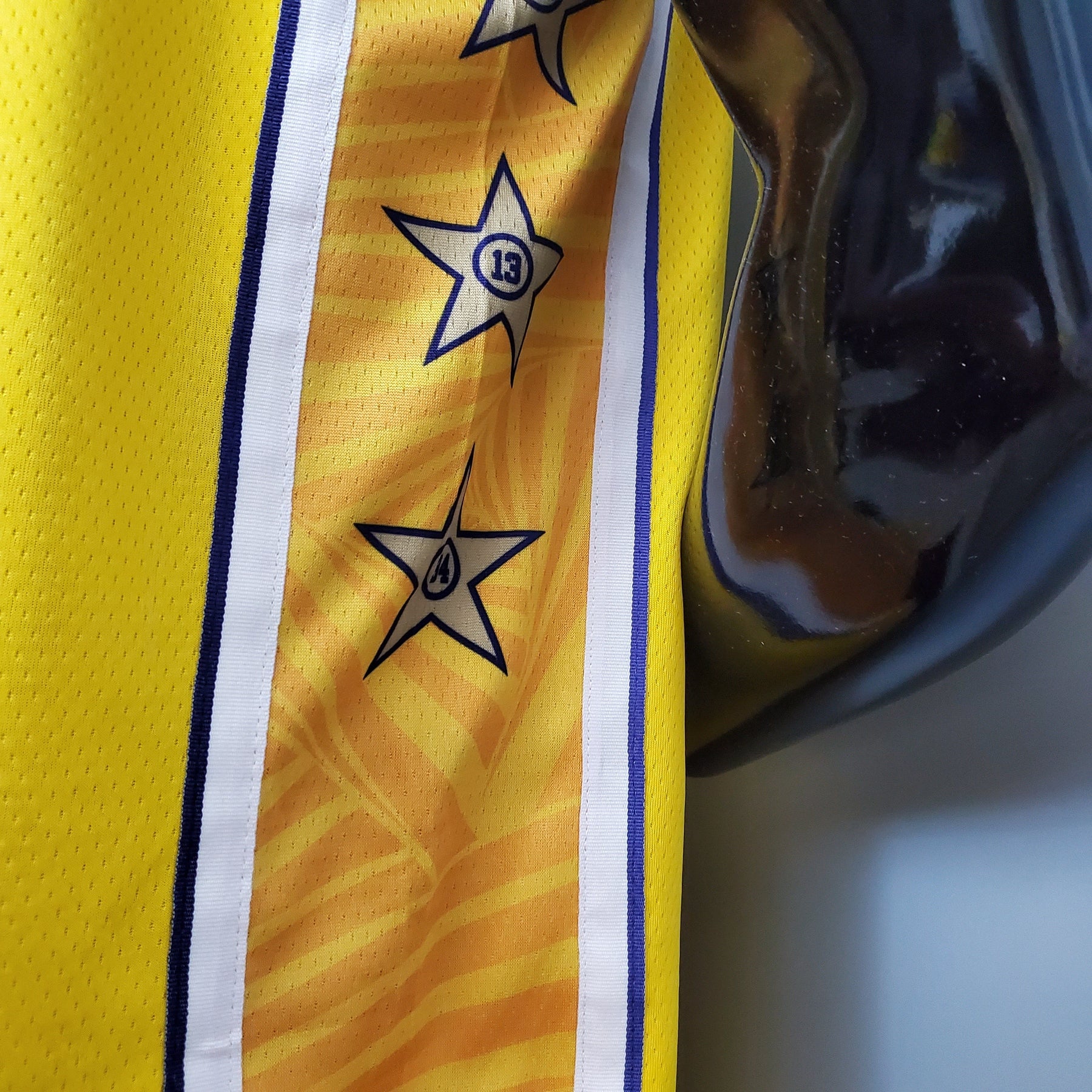 Camisa NBA Lakers #23 James V-neck City Yellow - 23/24