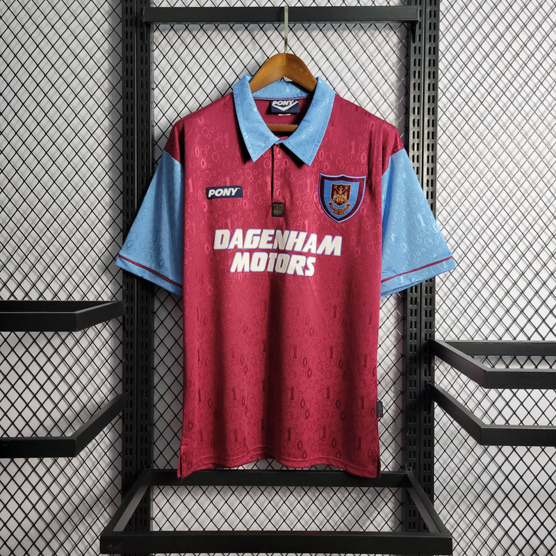 Camisa West Ham Titular 95/97 - Versão Retro - JM sports 