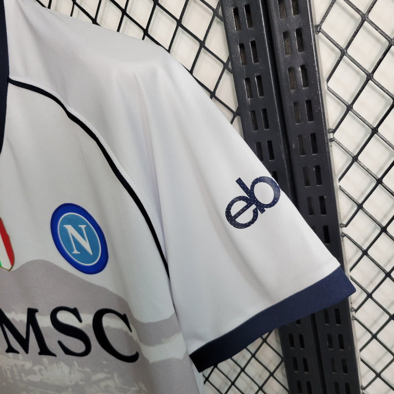 Camisa Napoli Away 23/24 EA7 Torcedor Masculina - JM sports 