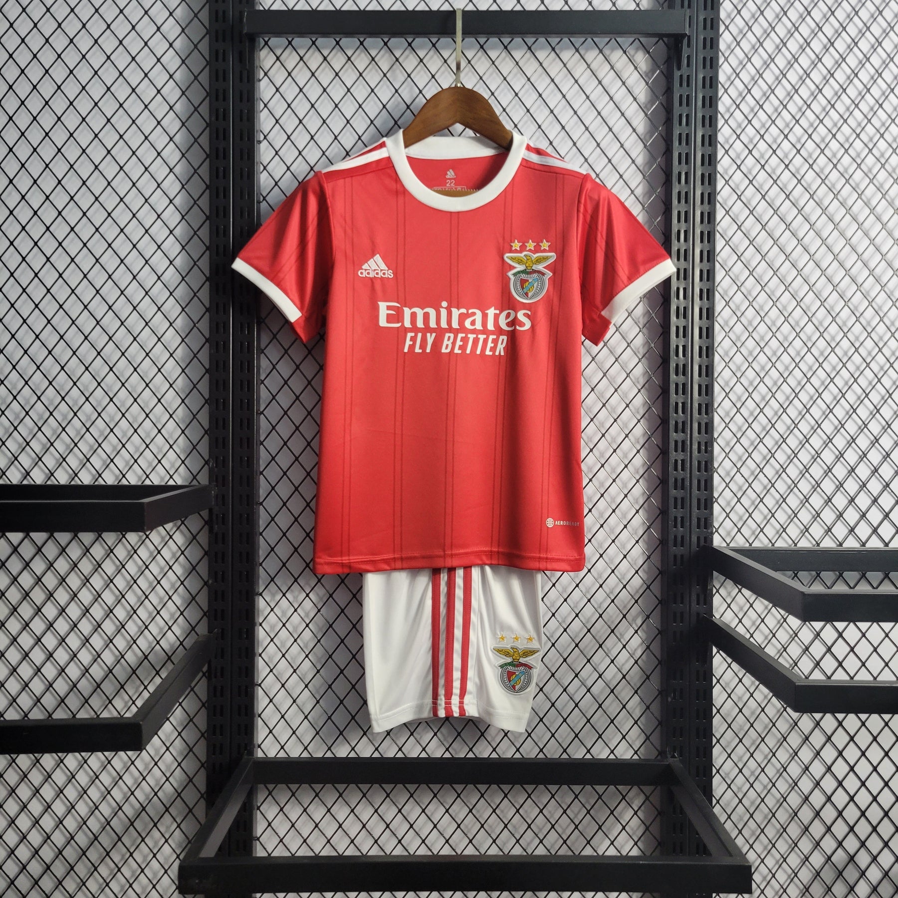 Kit Infantil Benfica Titular 22/23 - JM sports 