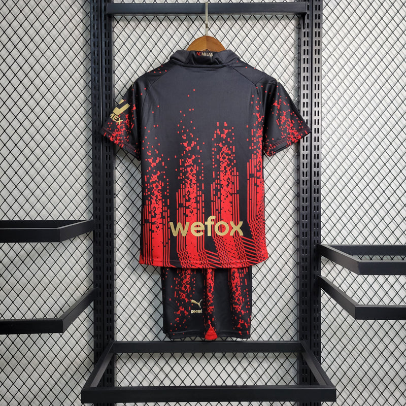Kit Infantil Milan Terceira Camisa 22/23 - JM sports 