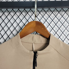 Jaqueta Corta Vento Branco Corinthians 23/24 Bege - JM sports 