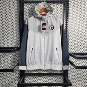 Jaqueta Corta Vento Chelsea 23/24 - Branco - JM sports 