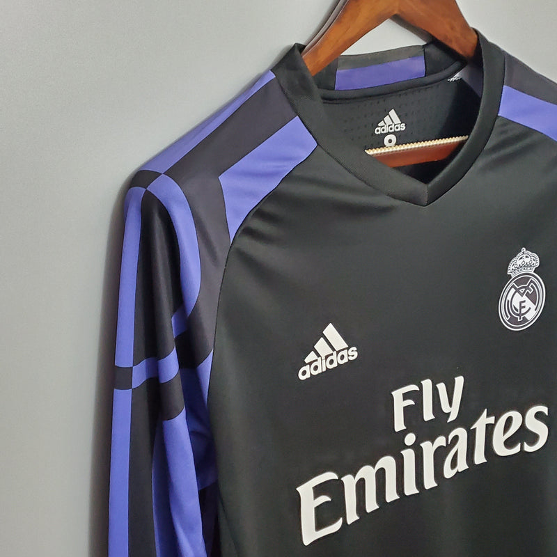Camisa Real Madrid III 15/16 - Versão Retro Manga Comprida - JM sports 