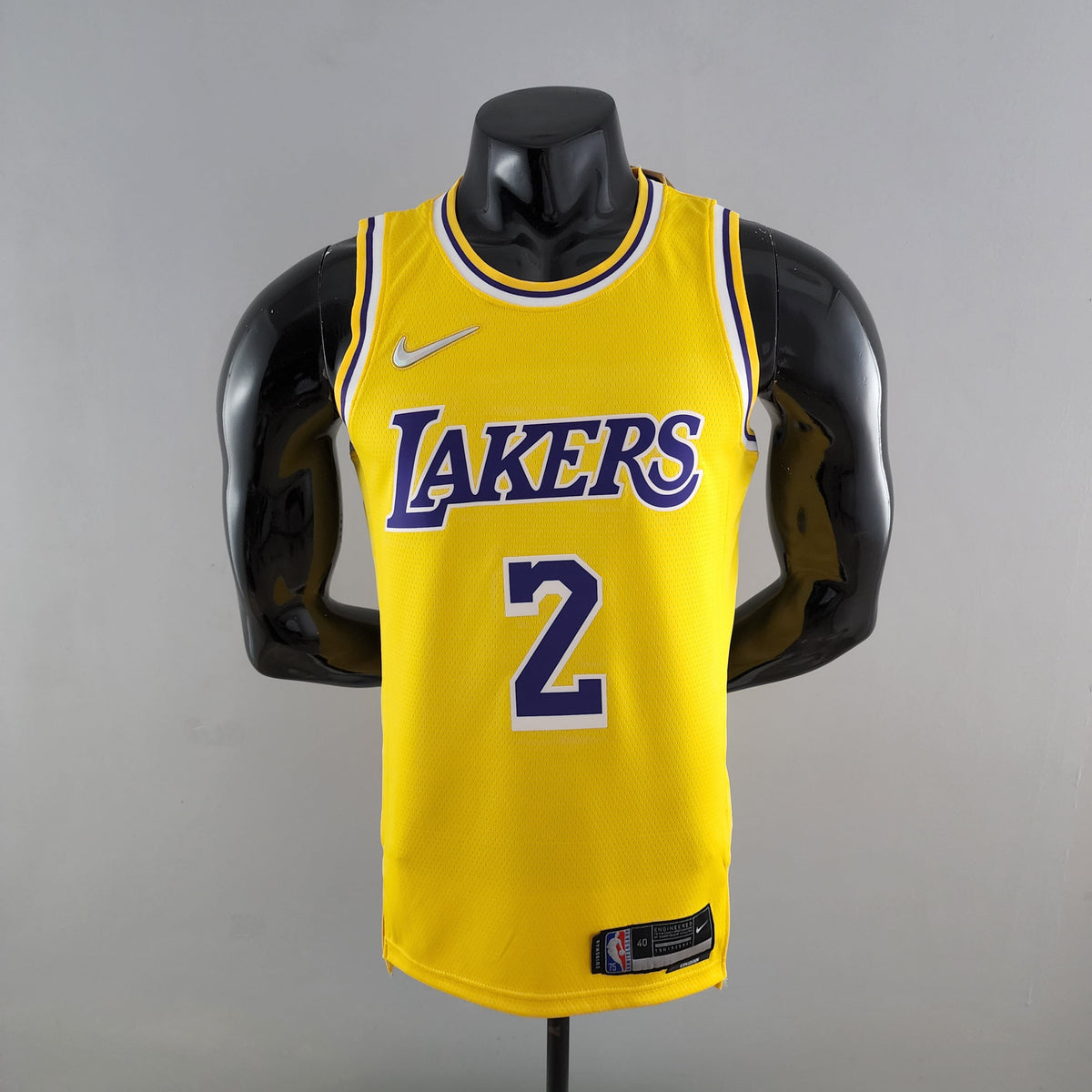 Camisa NBA Lakers #2 Irving 75° Aniversário Amarela - 23/24 - JM sports 