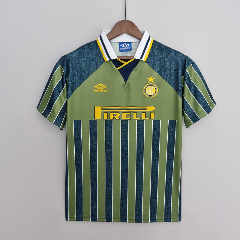 Camisa Inter de Milão Reserva 95/96 - Versão Retro - JM sports 