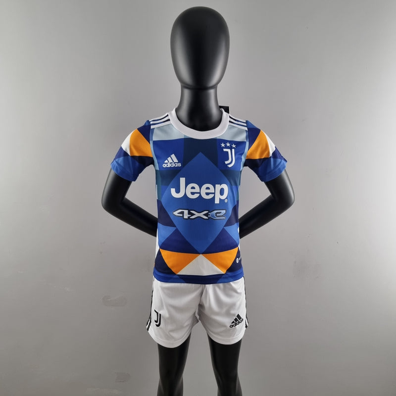 Kit Infantil Juventus III 22/23 - JM sports 