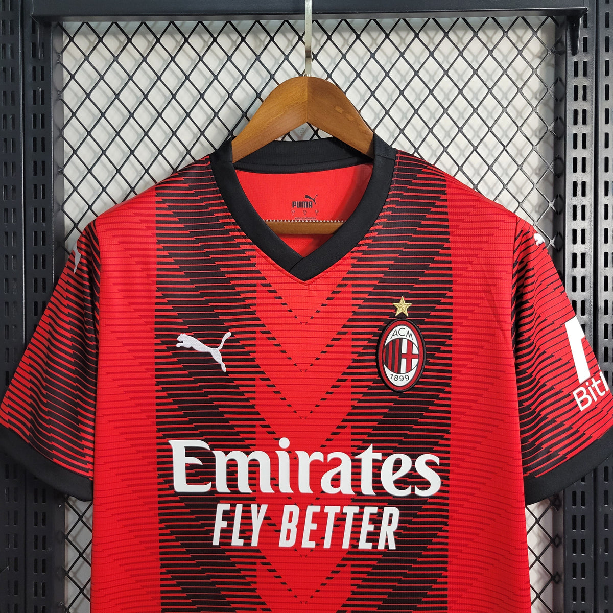 Camisa Milan Home 23/24 - Puma Torcedor Masculina - Lançamento - JM sports 
