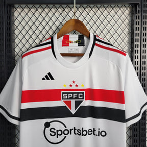 Camisa São Paulo Home 23/24 - Adidas Torcedor Masculina - Lançamento - JM sports 