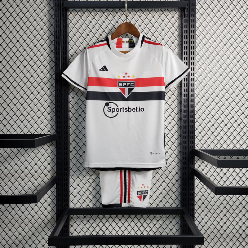 Kit Infantil São Paulo Titular 23/24 - JM sports 