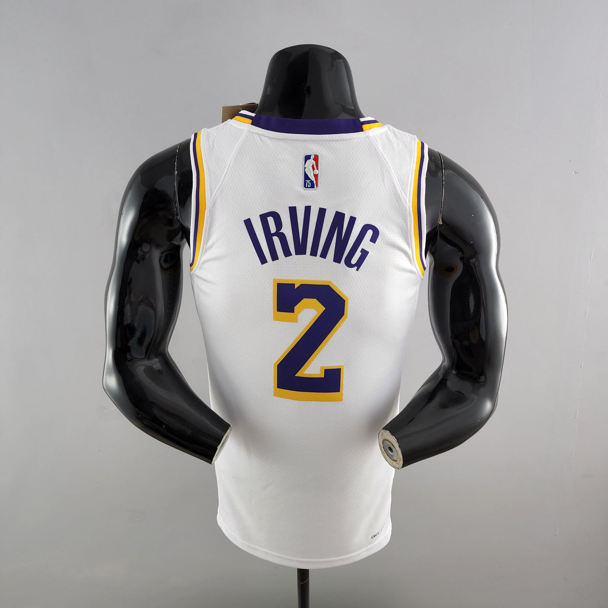Camisa NBA Lakers #2 Irving 75° Aniversário Branca - 23/24 - JM sports 