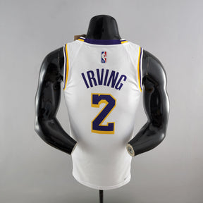 Camisa NBA Lakers #2 Irving 75° Aniversário Branca - 23/24