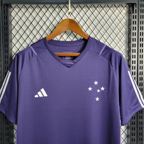 Camisa Cruzeiro Treino 23/24 - Adidas Torcedor Masculina - Roxa - JM sports 