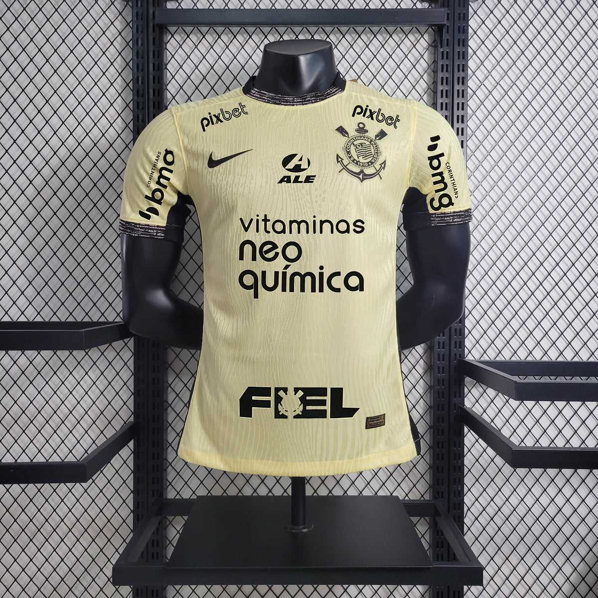 Camisa Corinthians Away III 23/24 Nike Jogador Masculina + Patrocínio - JM sports 