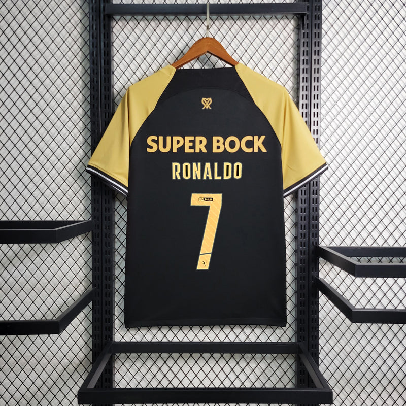 Camisa Sporting Edição Especial 23/24 - CR7 Torcedor Masculina - Lançamento - JM sports 