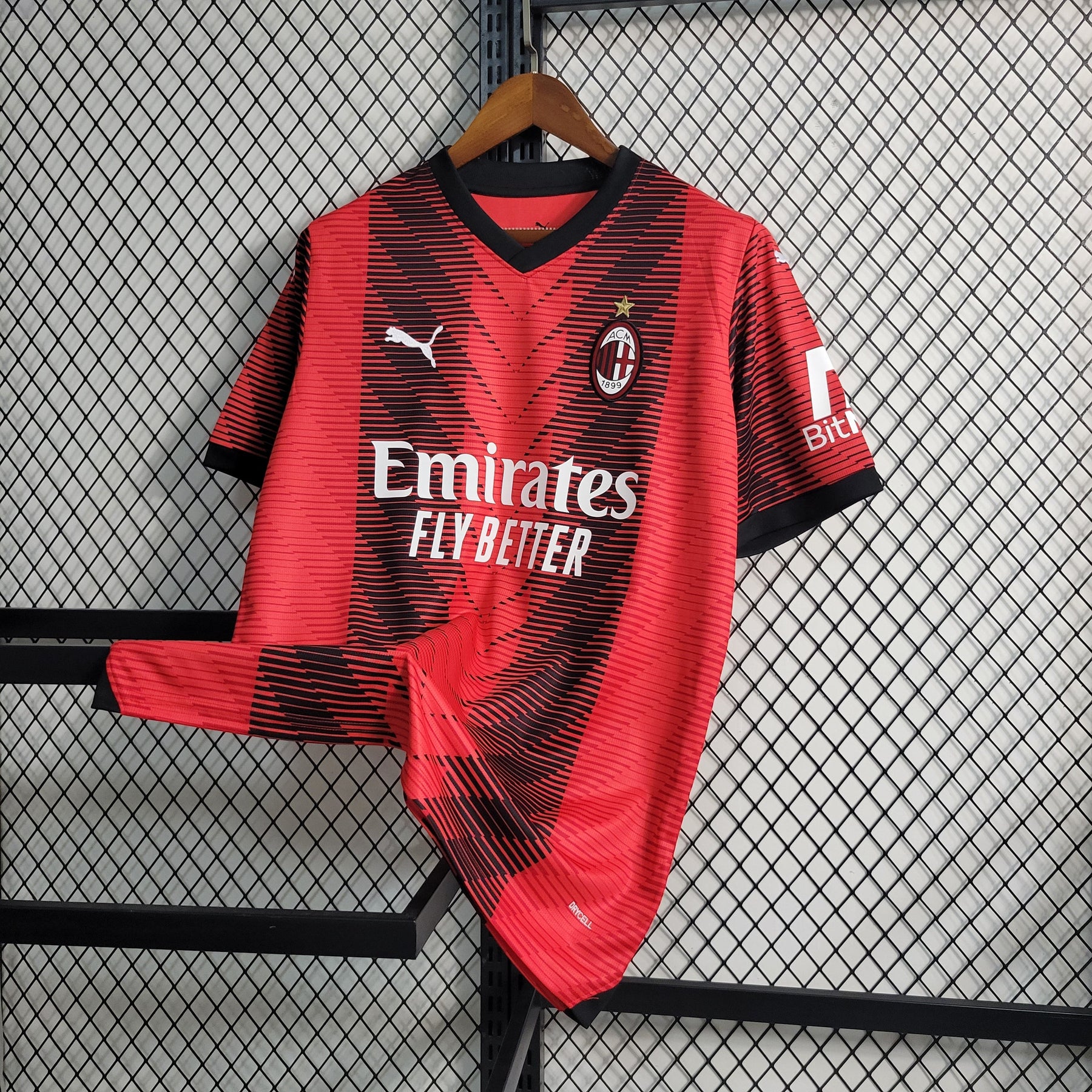 Camisa Milan Home 23/24 - Puma Torcedor Masculina - Lançamento - JM sports 