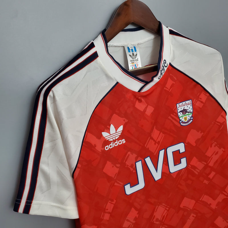 Camisa Arsenal Titular 90/92 - Versão Retro - JM sports 