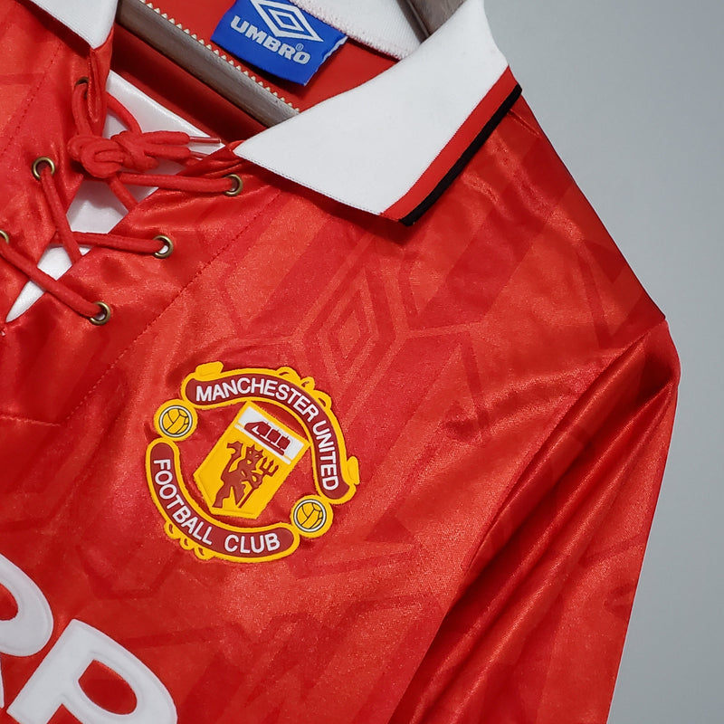 Camisa Manchester United Titular 92/94 - Versão Retro - JM sports 