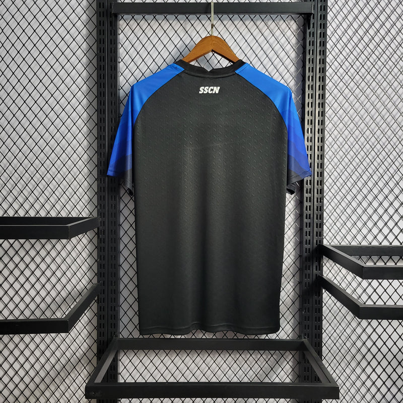 Camisa Napoli Treino Preta 22/23 - Versão Torcedor - JM sports 