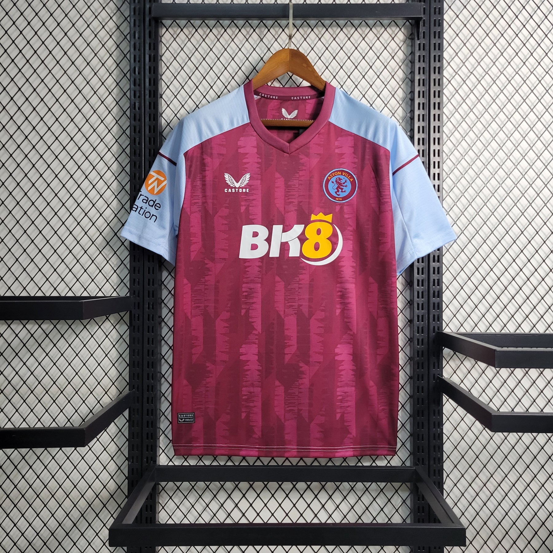 Camisa Aston Villa Home 23/24 Castore Torcedor Masculina - Lançamento - JM sports 