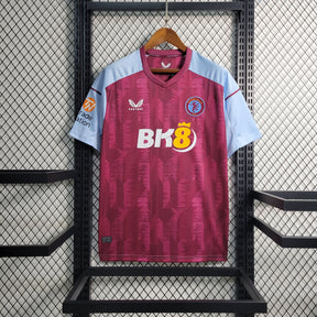 Camisa Aston Villa Home 23/24 Castore Torcedor Masculina - Lançamento - JM sports 
