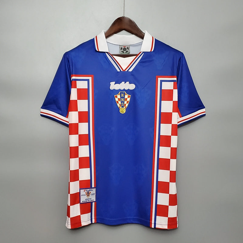 Camisa Croácia Reserva 1998 - Versão Retro - JM sports 