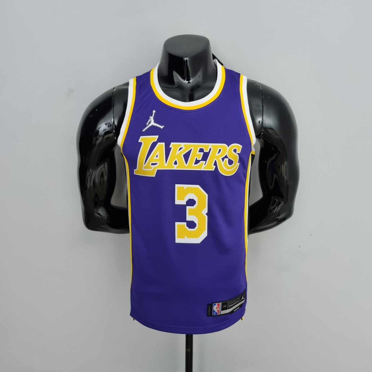 Camisa NBA Lakers #3 Davis Purple 75° Aniversário- 23/24 - JM sports 